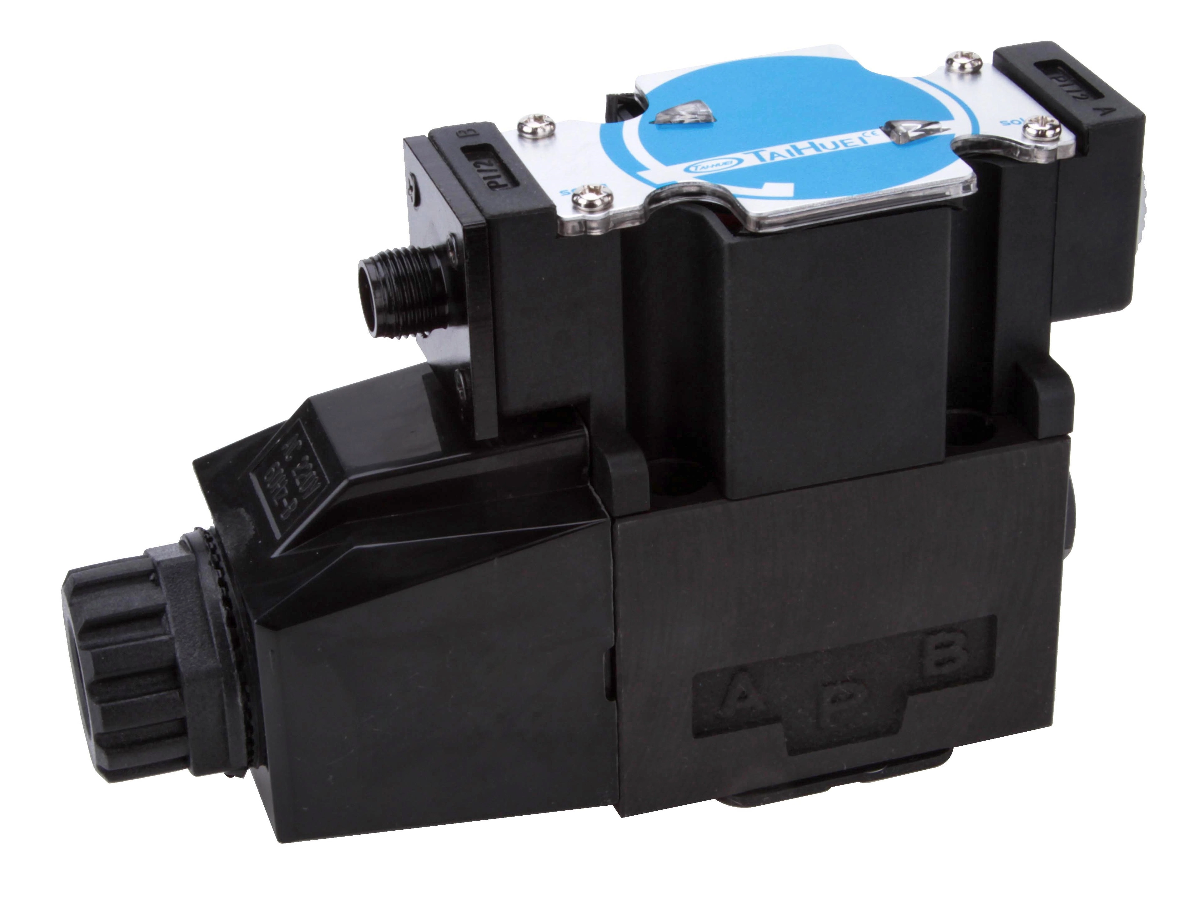 HD-***-G02-M4-B-DC (One-Way) M12- 4 Pin High Efficiency and Low Current Solenoid Directional Control Valve