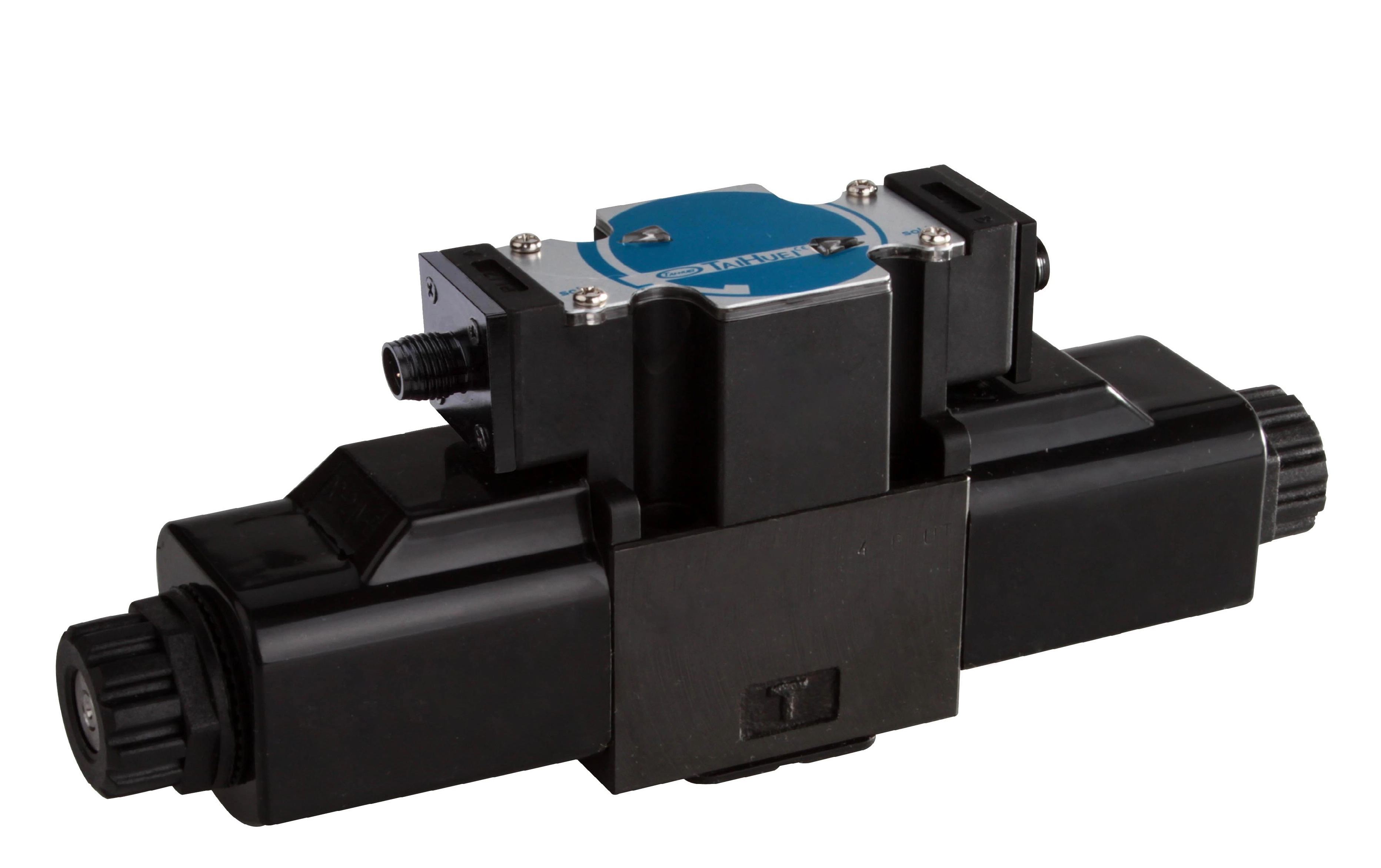 HD-***-G02-M4-B-DC (Two-Way) M12- 4 Pin High Efficiency and Low Current Solenoid Directional Control Valve